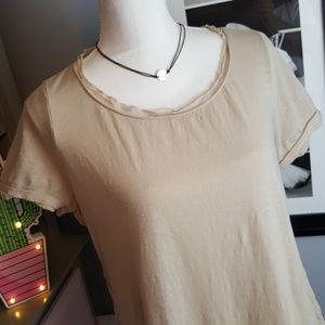 New Directions raw edge weekend tee